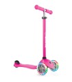 Patinete Globber Primo Lights Rosa Neón