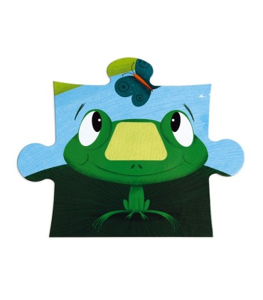 Puzzle Táctil Los Animales de la Granja 20 Piezas Janod | La Granota