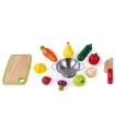 Set Frutas y Verduras para Cortar de Madera Janod