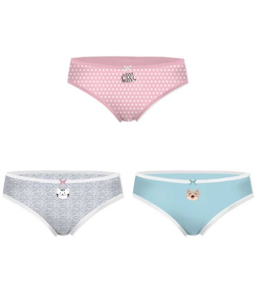 Braguitas Niña Gatitos Spookies 3 Unidades | Bragas en La Granota