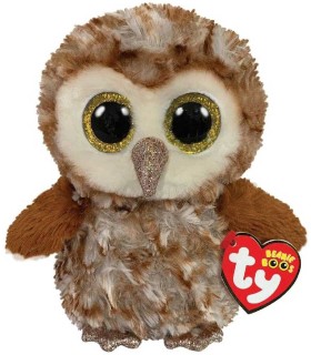 Peluche Beanie Boos Búho Percy 15 cm | Peluches en La Granota