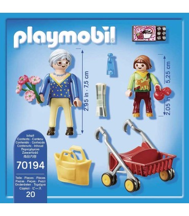 Abuela con Niña Playmobil 70194 | La Granota