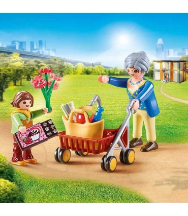 Abuela con Niña Playmobil 70194 | La Granota