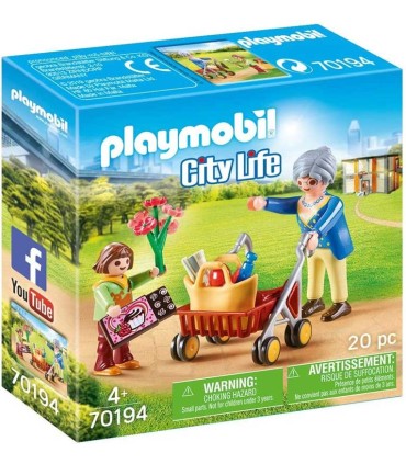 Abuela con Niña Playmobil 70194 | La Granota