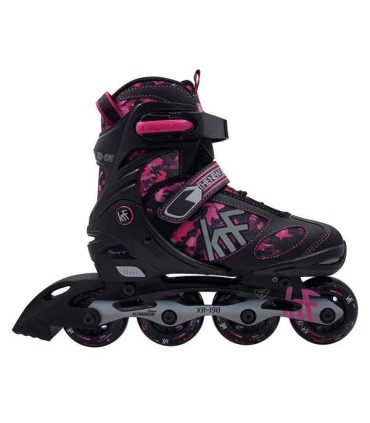 Patín En Línea Ajustable XR-190 Camuflaje Rosa | La Granota