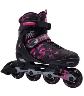 Patín En Línea Ajustable XR-190 Camuflaje Rosa | La Granota