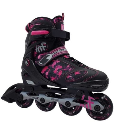 Patín En Línea Ajustable XR-190 Camuflaje Rosa | La Granota