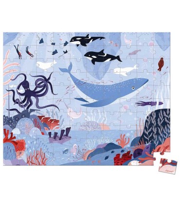 Puzzle Océano Ártico Janod 100 Piezas | Puzzles en La granota
