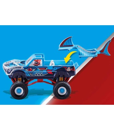 Stuntsowh Monter Truck Shark Playmobil 70550 | La Granota