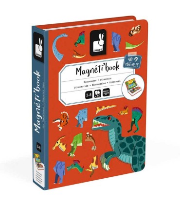 Libro Magnético Dinosaurios Janod | Juguetes Educativos La Granota