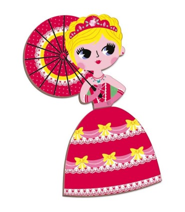 Libro Magnético Princesas Janod | Juguetes Educativos La Granota