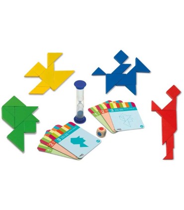 Juego Tangram 4 Madera Cayro | La Granota