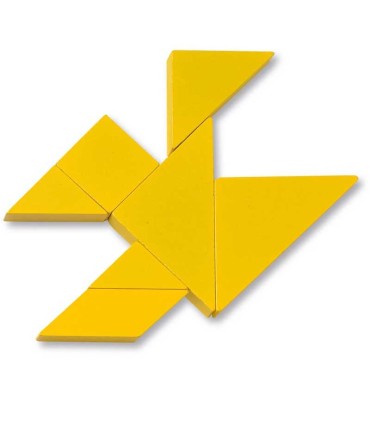 Juego Tangram 4 Madera Cayro | La Granota