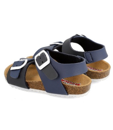 Sandalia Garvalín Niño Azul y Eléctrico | Sandalias en La Granota