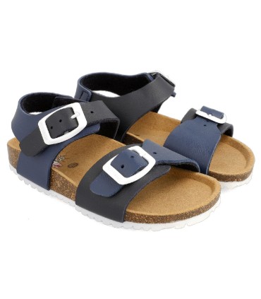 Sandalia Garvalín Niño Azul y Eléctrico | Sandalias en La Granota