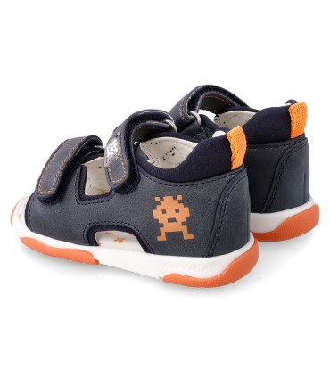 Sandalia Garvalín Niño Azul Marino