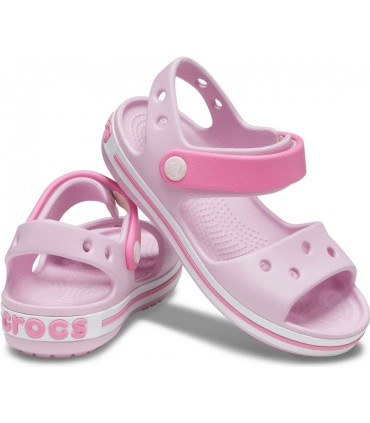 Sandalia Niña Crocs Crocband Ballerina Pink | La Granota