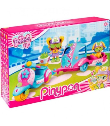 PinyPon My Puppy and Me Moto con Remolque | La Granota