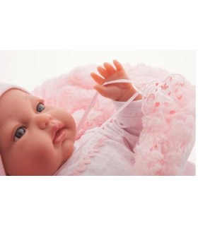 Recién Nacido Baby Toneta Arrullo Rosa Muñecas Antonio Juan