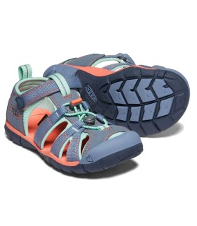 Sandalia Keen Seacamp II CNX Flint Stone/Ocean Wave