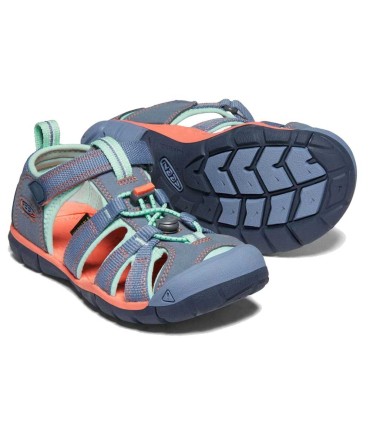 Sandalia Keen Seacamp II CNX Flint Stone/Ocean Wave | La Granota