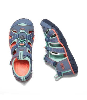 Sandalia Keen Seacamp II CNX Flint Stone/Ocean Wave | La Granota