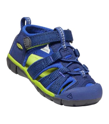 Sandalia Keen Seacamp II CNX Blue Depths Chartreuse Infantil | La Granota