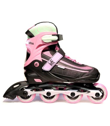 Patín KRF en Línea Ajustable VI Pink | La Granota