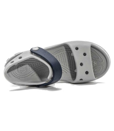 Sandalia Crocs Crocband Light Grey / Navy | La Granota
