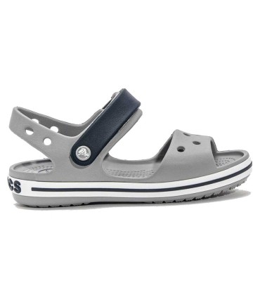 Sandalia Crocs Crocband Light Grey / Navy | La Granota