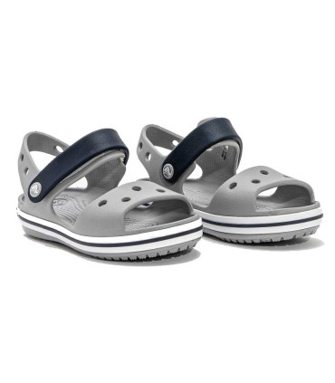 Sandalia Crocs Crocband Light Grey / Navy | La Granota