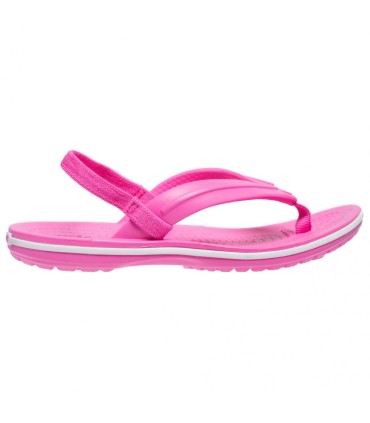 Chancla Crocs Crocband Strap Flip Electric Pink | La Granota