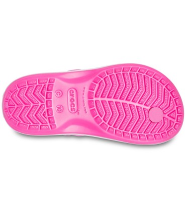 Chancla Crocs Crocband Strap Flip Electric Pink | La Granota