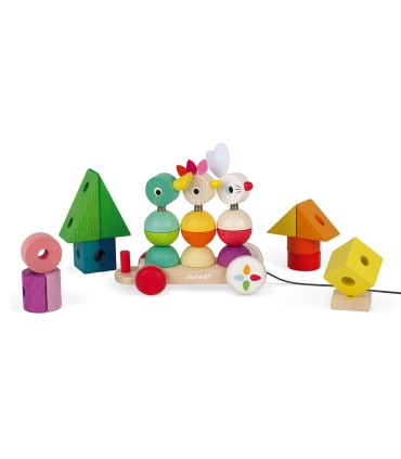 Tren Gigante Multicolor Madera Janod | La Granota