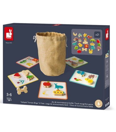 Memory Touch Juego de Reconocimiento Táctil Janod | La Granota