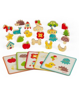 Memory Touch Juego de Reconocimiento Táctil Janod