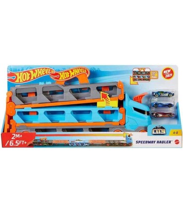 Hot Wheels Camión de Transporte Convertible en Pista | La Granota