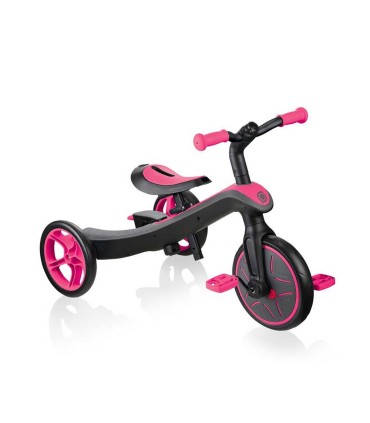 Globber Trike Explorer 4 en 1 Rosa | Triciclos en La Granota