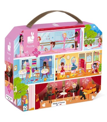 Janod Maletín Puzzle Academia de Baile 100 Piezas | Puzzles en La G...