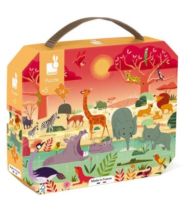 Puzzle La Reserva de Animales Janod 54 Piezas | Puzzles en La Granota