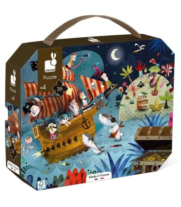 Puzzle en busca del tesoro Janod | Puzzles en La Granota