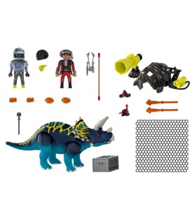 Triceratops: Disturbios Por Las Piedras Playmobil 70627