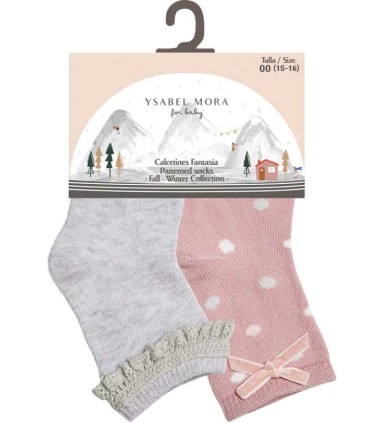 Calcetín Bebé Ysabel Mora Pack 2 Unidades | La Granota
