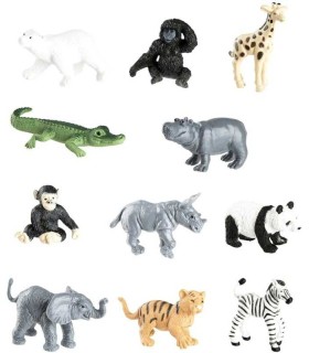 Tubo Animales Bebés del Zoológico Safari | La Granota