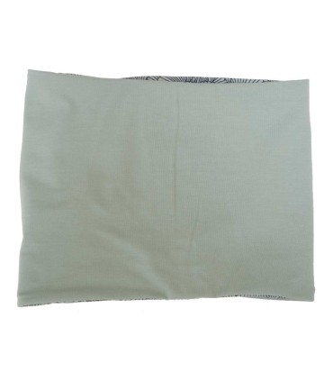 Braga de Cuello Reversible Hojas Verde Menta | La Granota