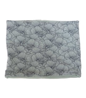 Braga de Cuello Reversible Hojas Verde Menta | La Granota