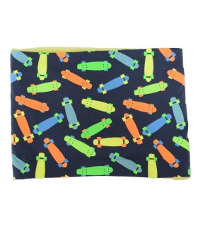 Braga de Cuello con Coralina Verde y Skates | La Granota