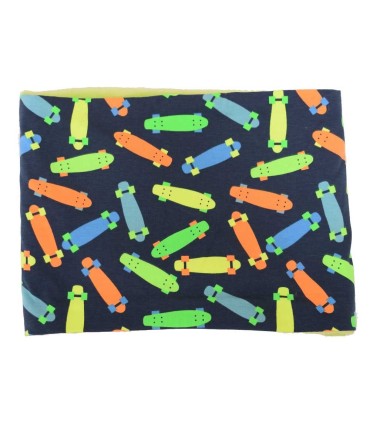 Braga de Cuello con Coralina Verde y Skates | La Granota