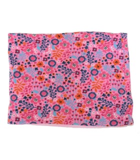 Braga de Cuello con Coralina Rosa y Flores | La Granota