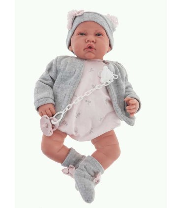 Recién Nacido Gris Muñecas Antonio Juan | La Granota